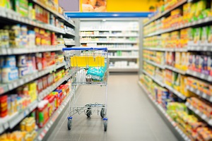 Buggy in grocery store